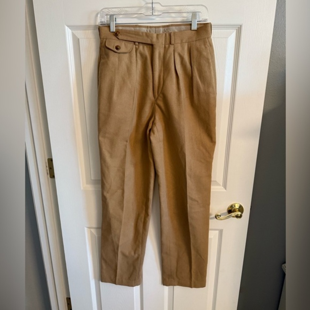 Peninsula Wool Tan Women's Trousers